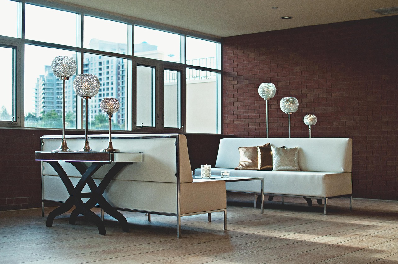 Apartment, living room, couch — Door Lining Ensures a Flush Fit for Hinges and Frames